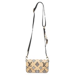 Used Louis Vuitton Monogram Canvas Wild at Heart Felicie Strap & Go Pochette