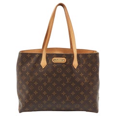 Louis Vuitton Wilshire MM Tasche aus Segeltuch mit Monogramm