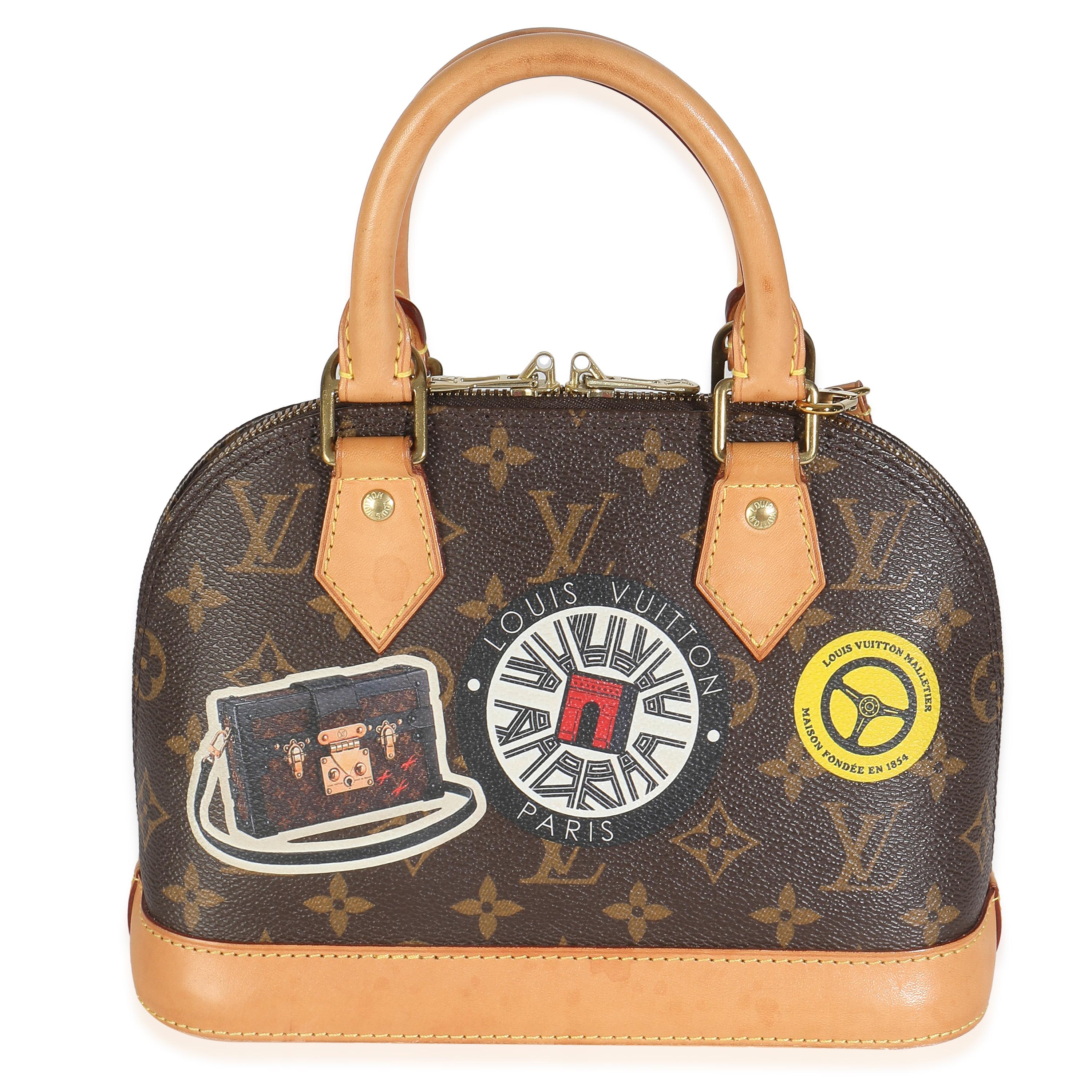 Titre de la liste : Louis Vuitton Monogram Canvas World Tour Alma BB
SKU : 147957
Condit : Usagé 
Description de l'état : Présenté en 1992, l'histoire du sac Alma de Louis Vuitton remonte en fait à bien plus loin dans le temps. Le sac fourre-tout