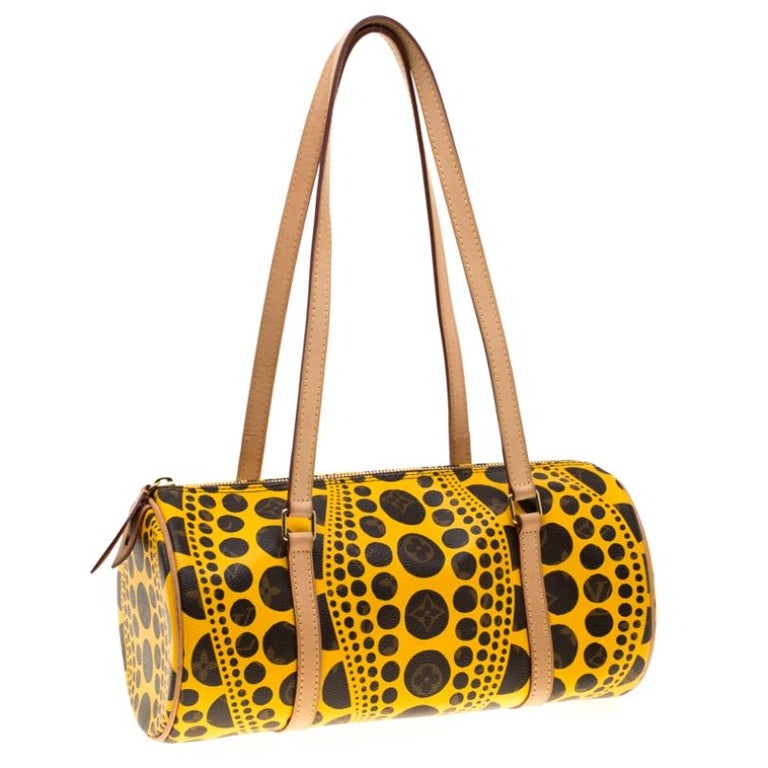 Louis Vuitton Monogram Canvas Yayoi Kusama Pumpkin Dots Papillon 30 Bag