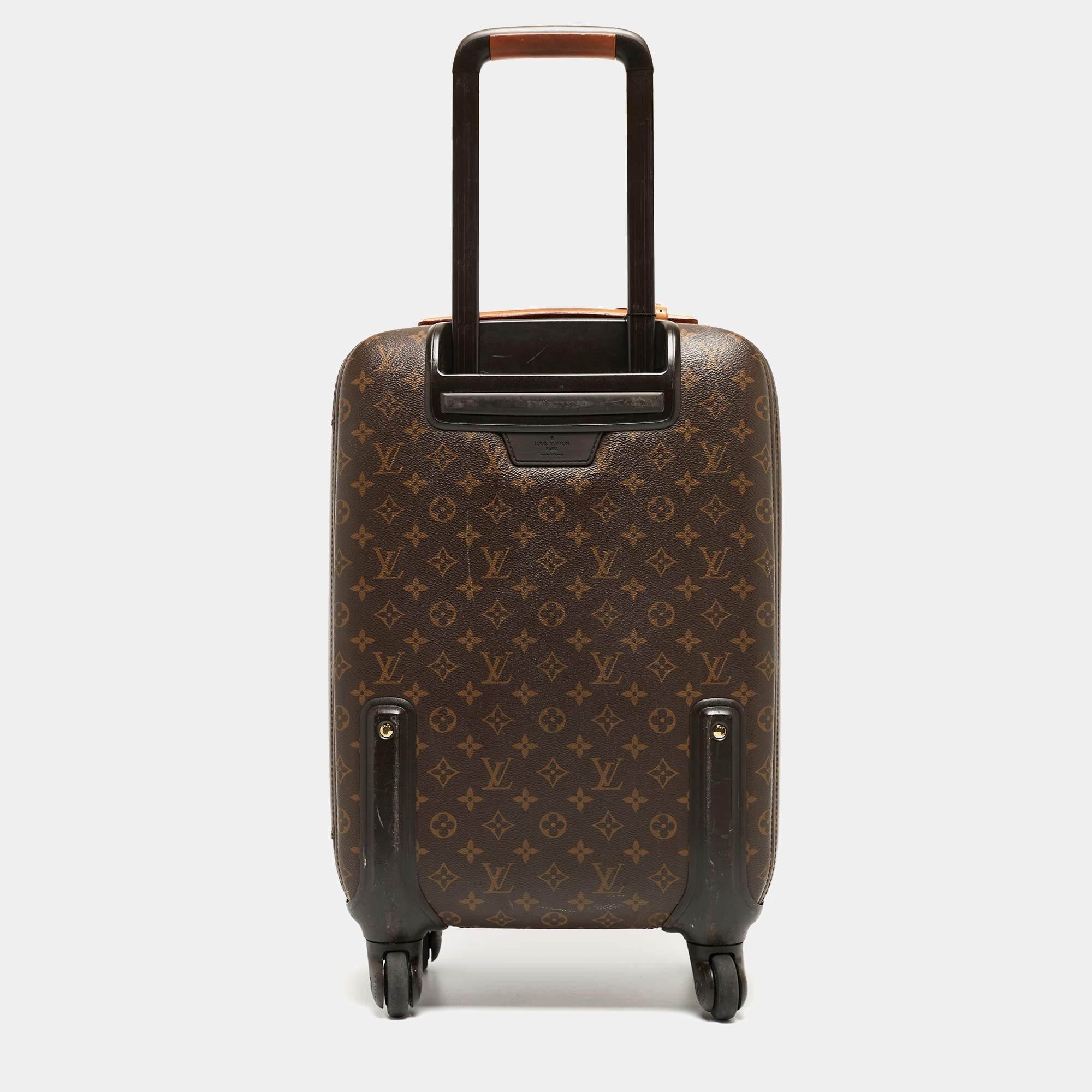 Louis Vuitton Monogram Canvas Zephyr 55 Luggage For Sale 9