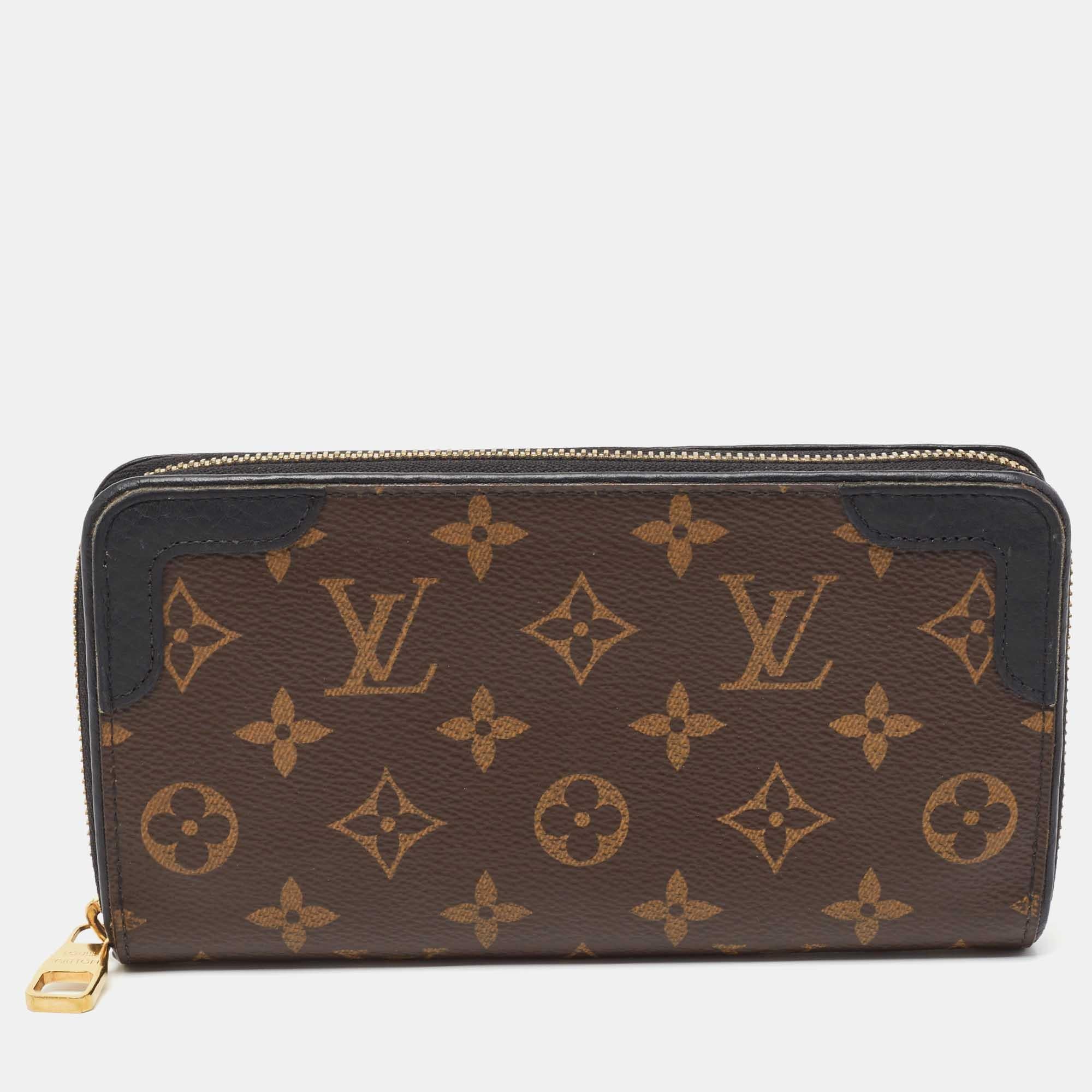 Louis Vuitton Monogram Canvas Zippy Retiro Zip Around Wallet 7