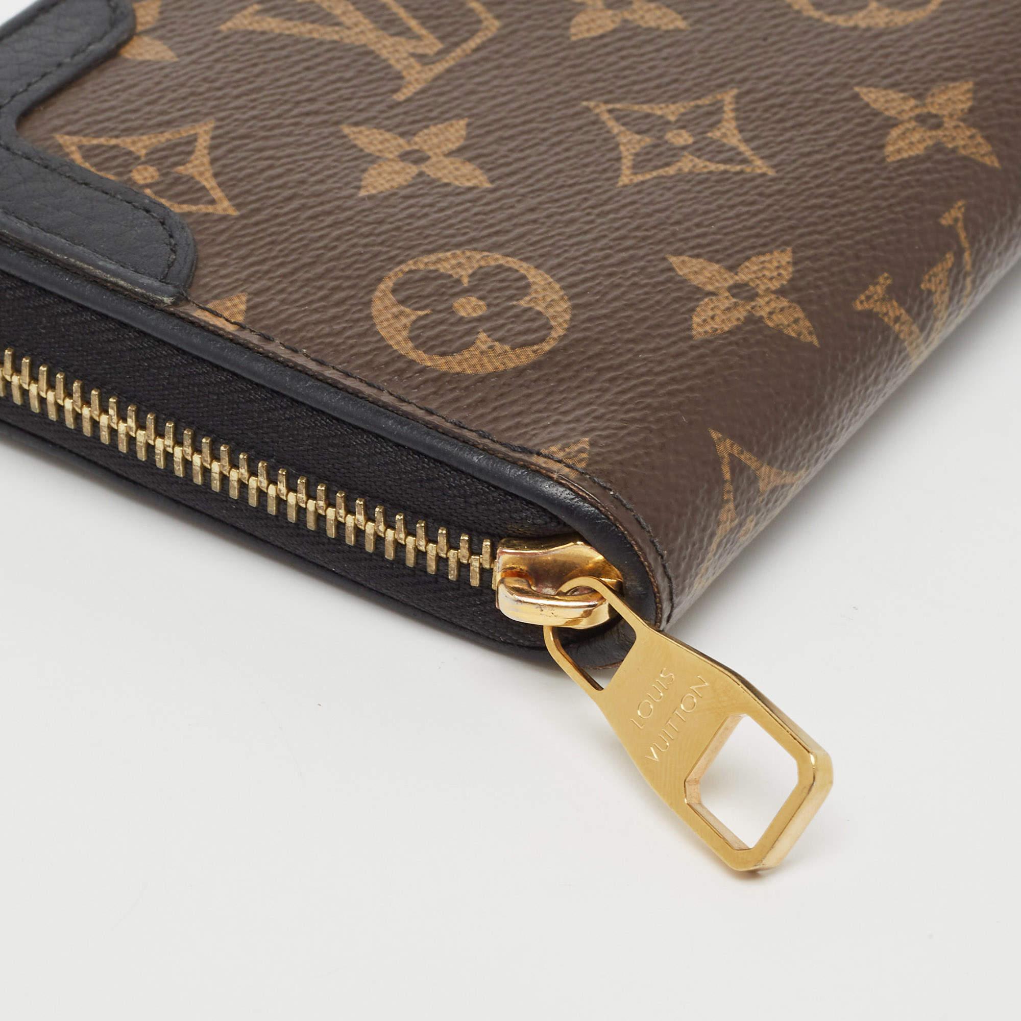 Louis Vuitton Monogram Canvas Zippy Retiro Zip Around Wallet In Good Condition In Dubai, Al Qouz 2