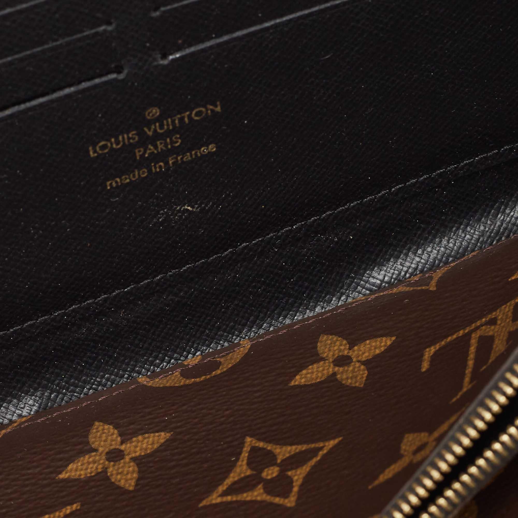 Louis Vuitton Monogram Canvas Zippy Retiro Zip Around Wallet 2