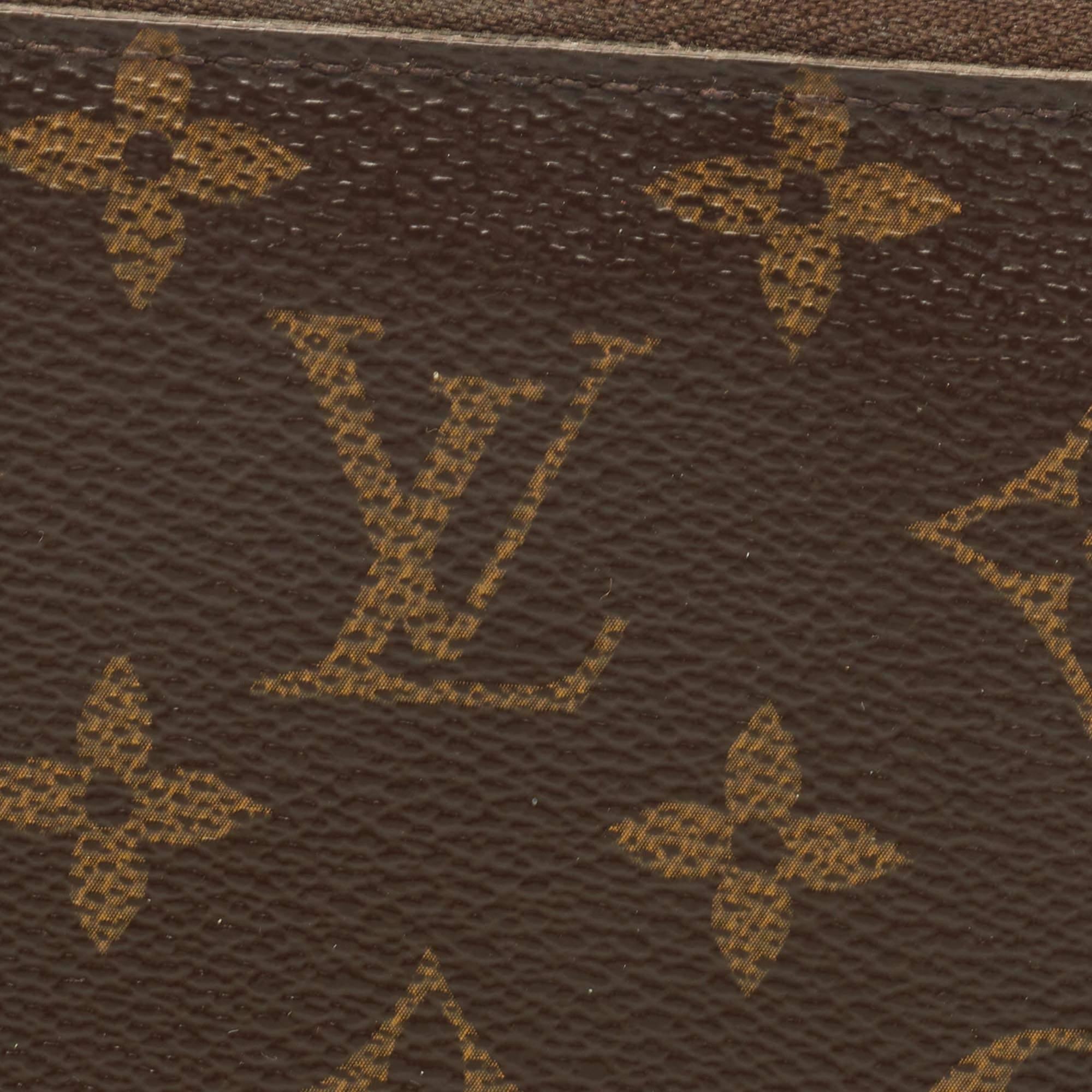 Louis Vuitton Monogram Canvas Zippy Wallet 6