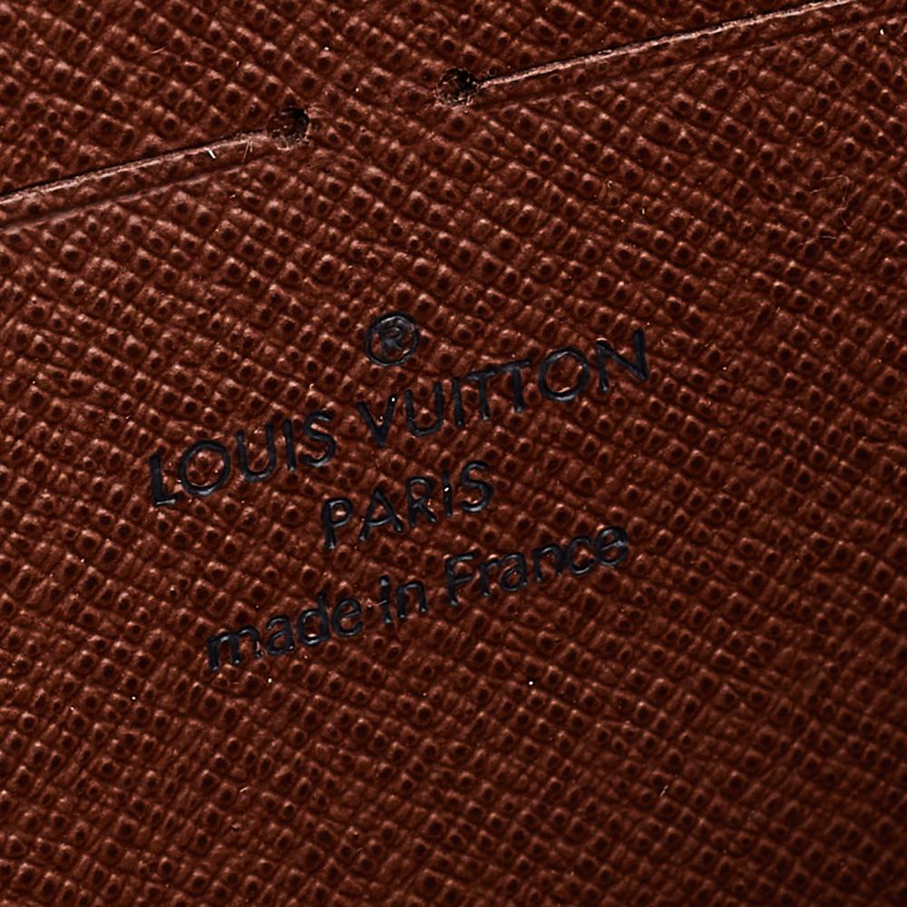 Louis Vuitton Monogram Canvas Zippy Wallet 2