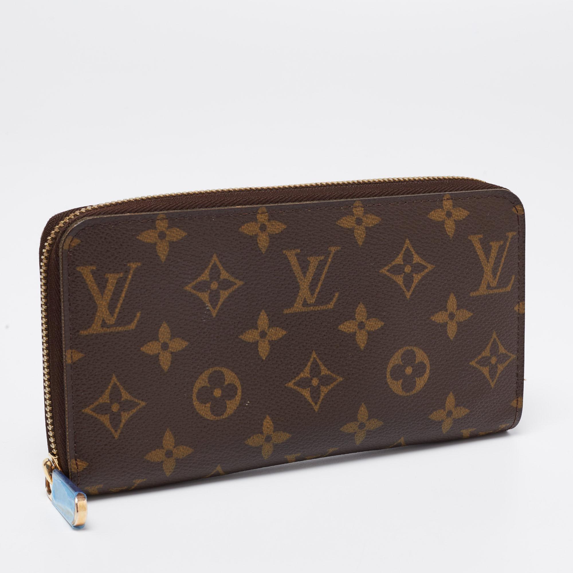 Louis Vuitton Monogram Canvas Zippy Wallet 4