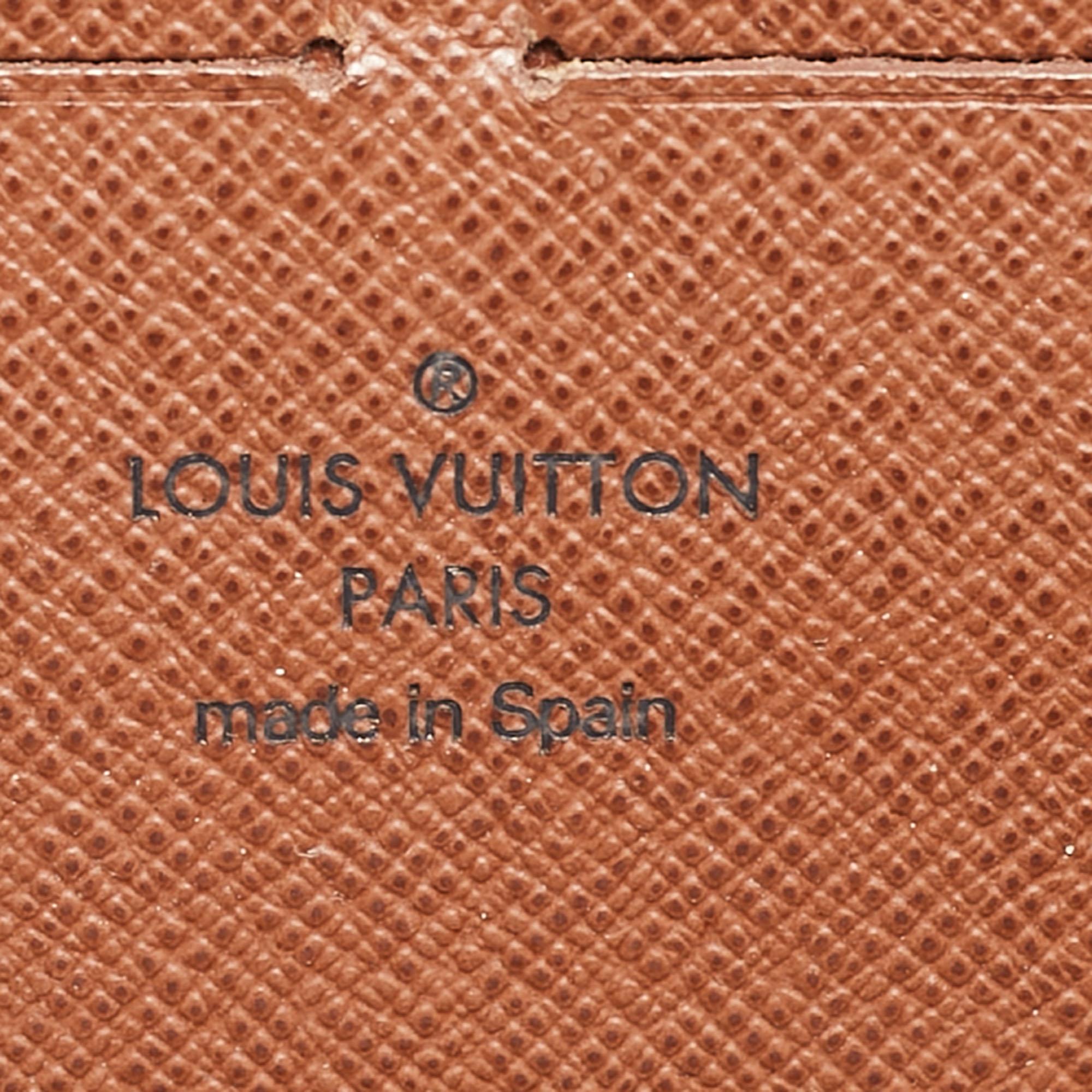Louis Vuitton Monogram Canvas Zippy Wallet For Sale 5