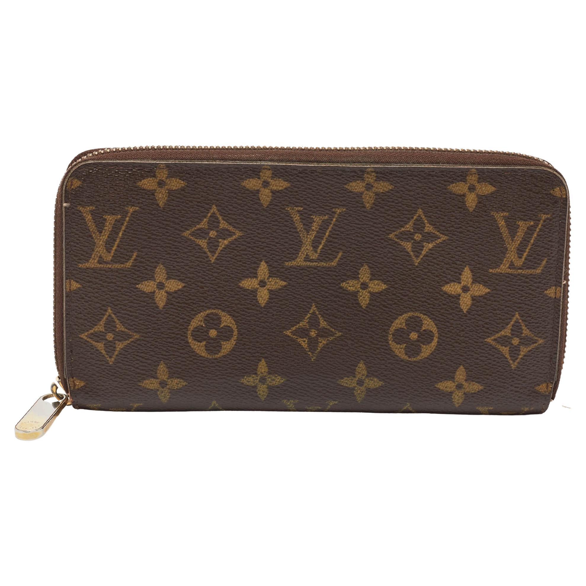 Portafoglio Louis Vuitton Monogram Canvas Zippy