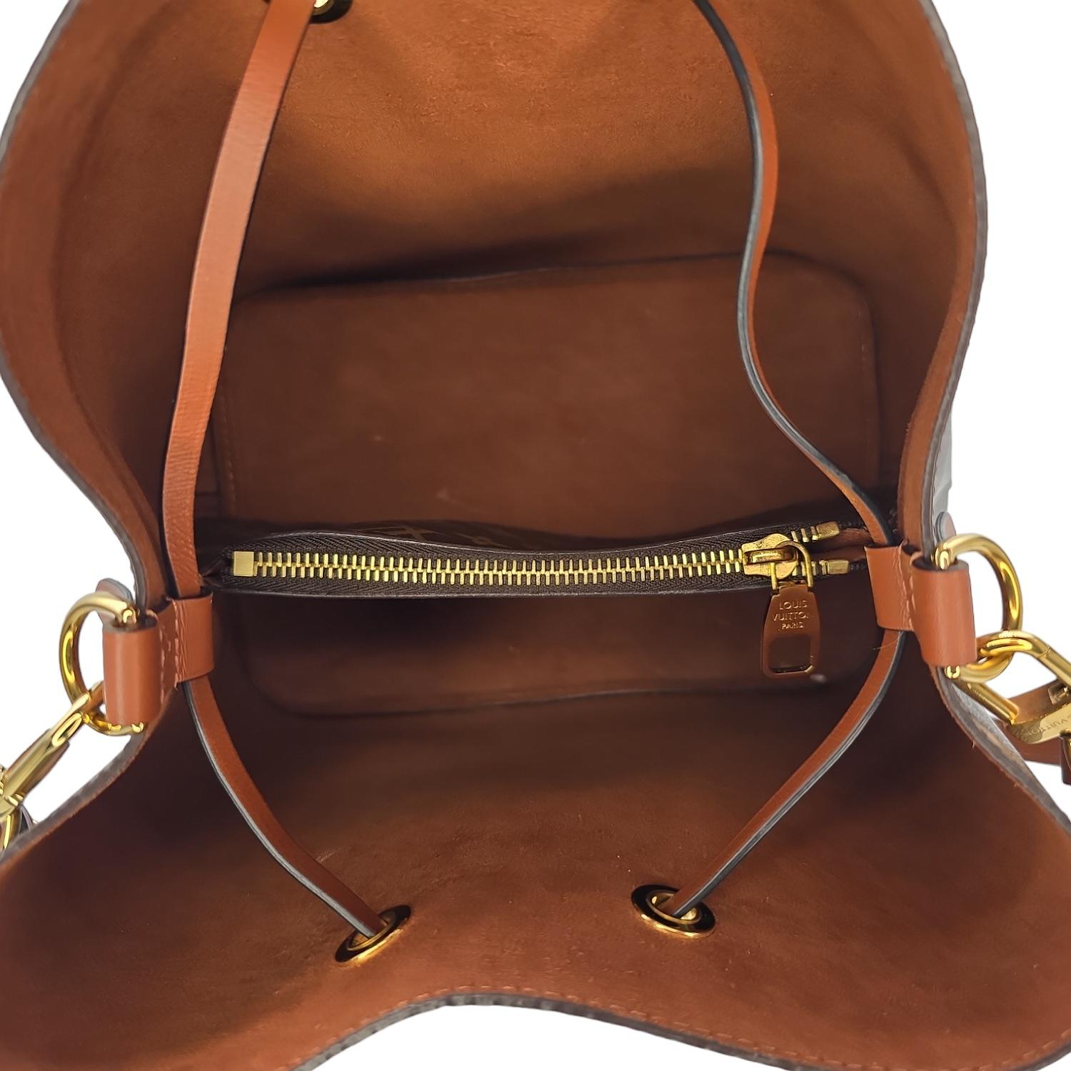 Louis Vuitton Monogram Caramel NéoNoé MM Bucket Bag 3