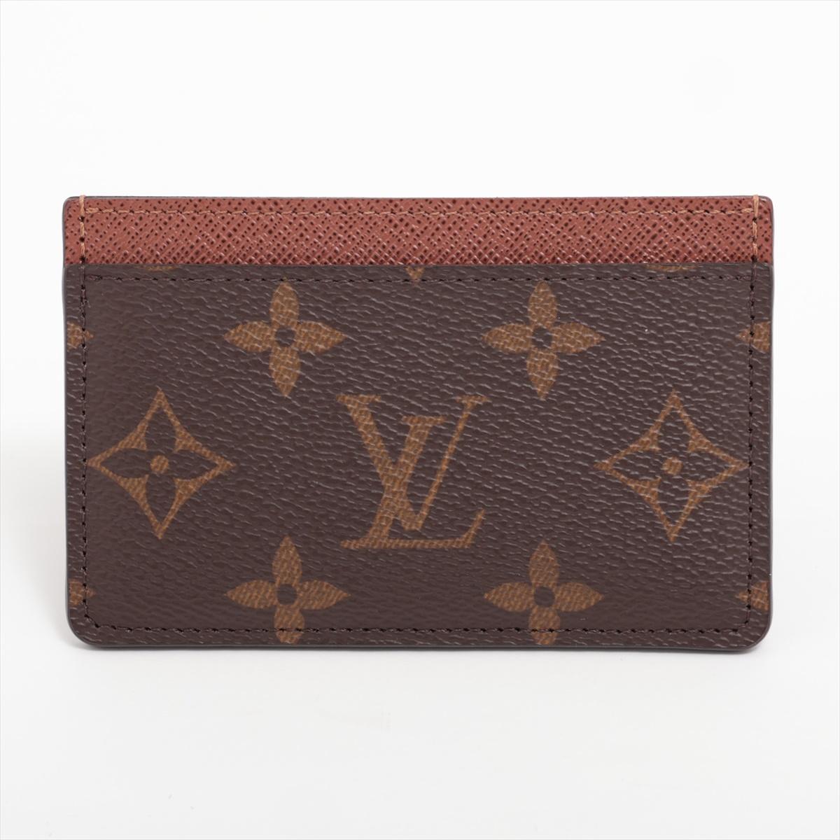 The Louis Vuitton Monogram Card Case in Brown is a stylish and compact accessory designed to keep your cards organized in style. The brown color adds a pop of color to your everyday essentials, making them easy to locate in your bag or pocket. The