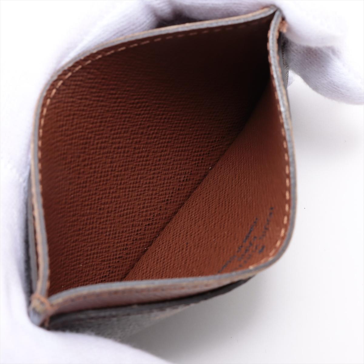Louis Vuitton Monogram Card Case Brown In Good Condition In Humacao, PR