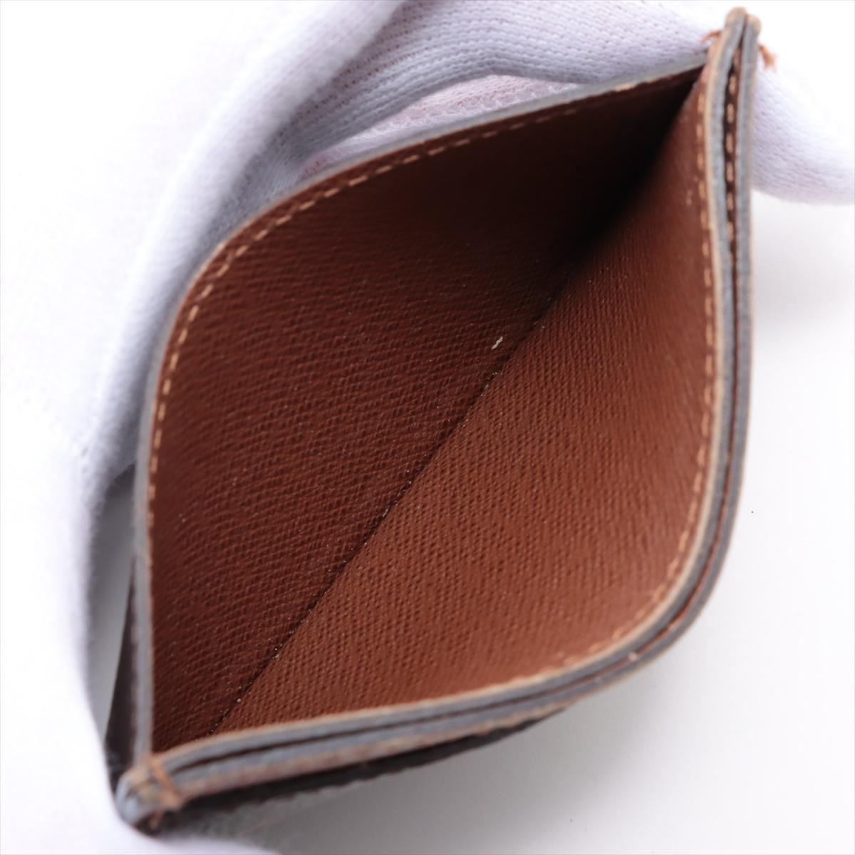 Louis Vuitton Monogram Card Case Brown 1