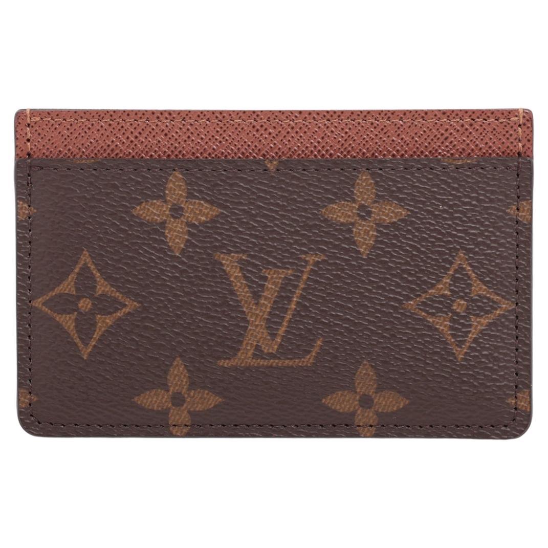 Louis Vuitton Monogram Card Case Brown For Sale