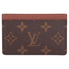 Louis Vuitton Monogram Card Case Brown