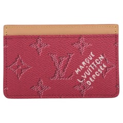 Louis Vuitton Monogram Card Case Pink