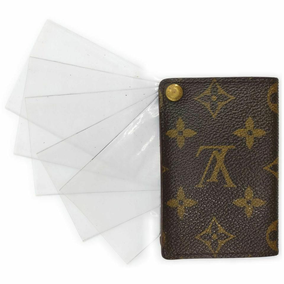 Louis Vuitton Monogram Card Case Porte Cartes Credit Pression 861531 In Good Condition For Sale In Dix hills, NY