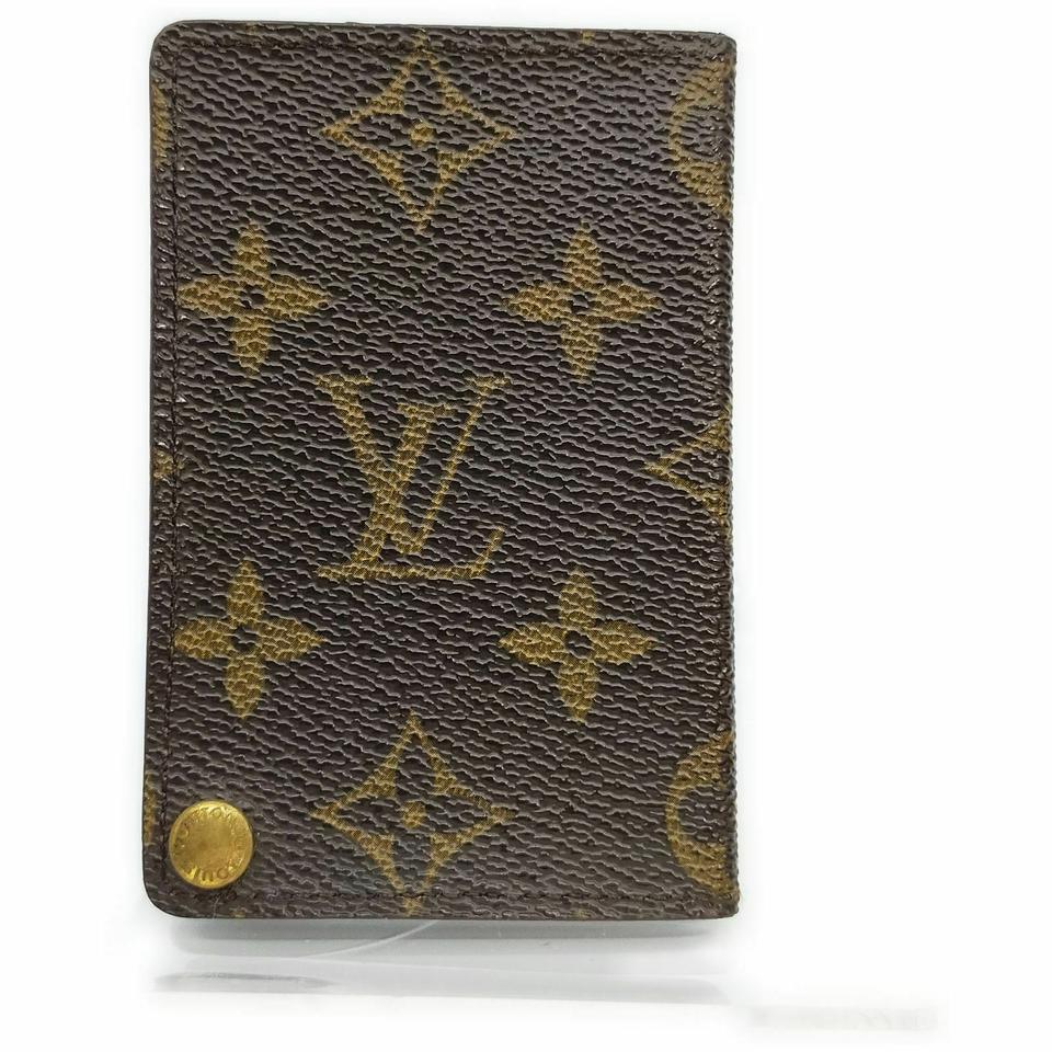 Women's Louis Vuitton Monogram Card Case Porte Cartes Credit Pression 861531