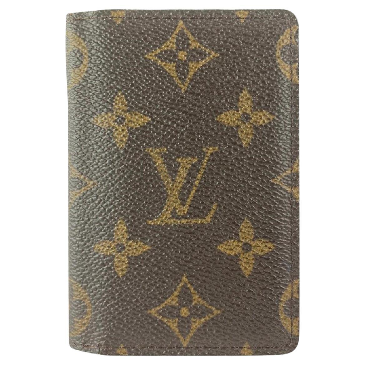 Louis Vuitton White Monogram Multicolor Card Holder or Mirror Case 27LVL1125