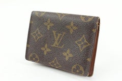 Louis Vuitton Monogram Card Holder Wallet ID Case 18lk31s