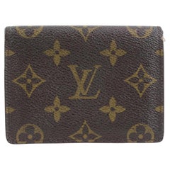 Louis Vuitton Monogram Card Holder Wallet ID Case 18lk31s