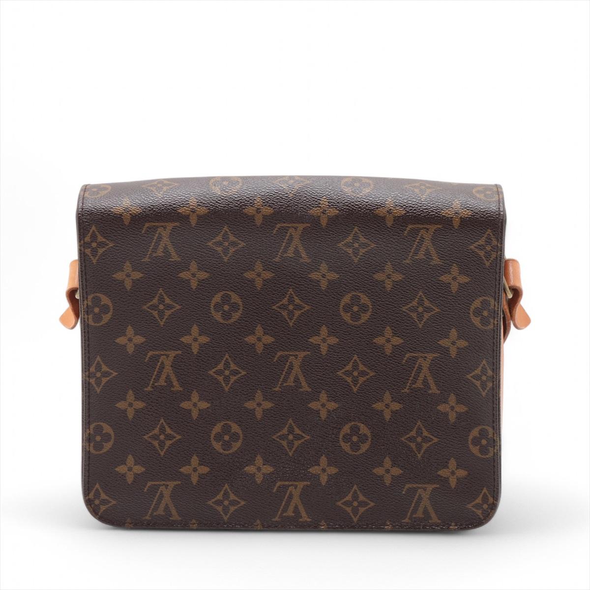 Black Louis Vuitton Monogram Cartouchiere For Sale