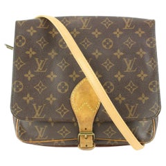Louis Vuitton Monogram Cartouchiere GM Leather Leather Brown Shoulder bag  576