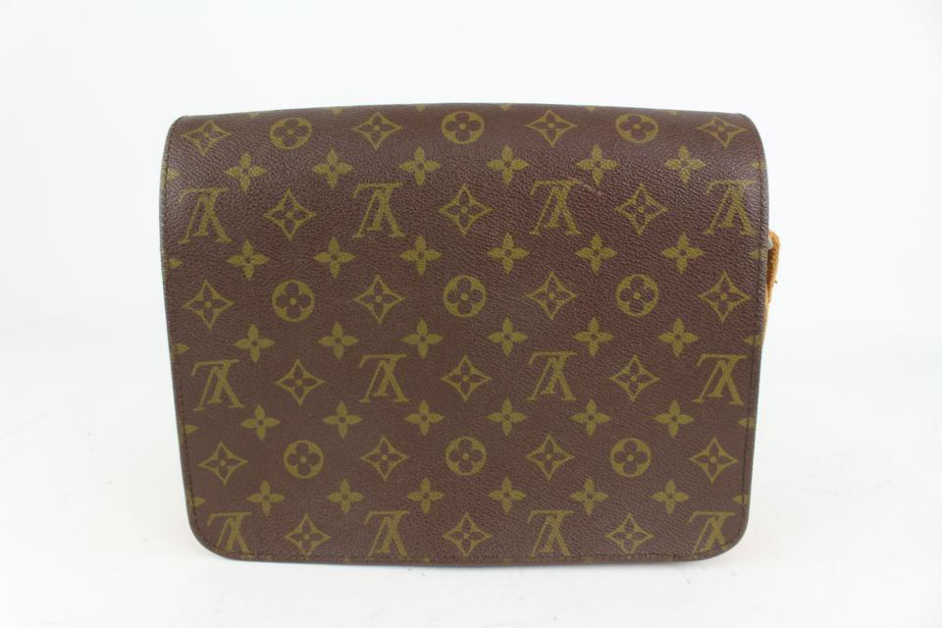 Louis Vuitton Monogram Cartouchiere GM Crossbody Bag 1014lv18 For Sale 1