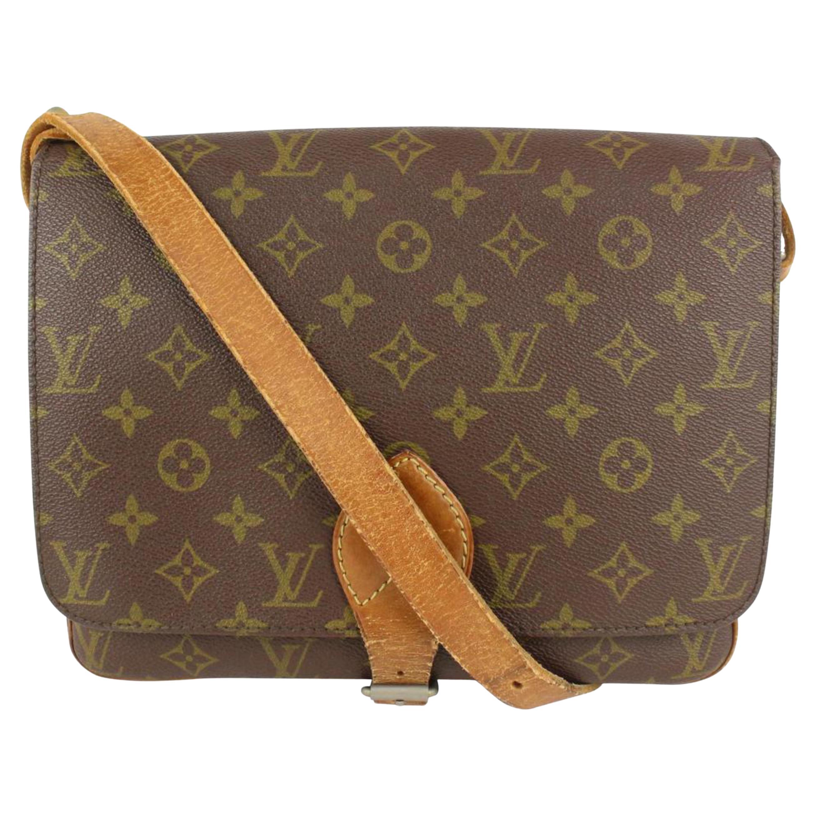Louis Vuitton Monogram Cartouchiere GM Crossbody Bag 1014lv18 For Sale