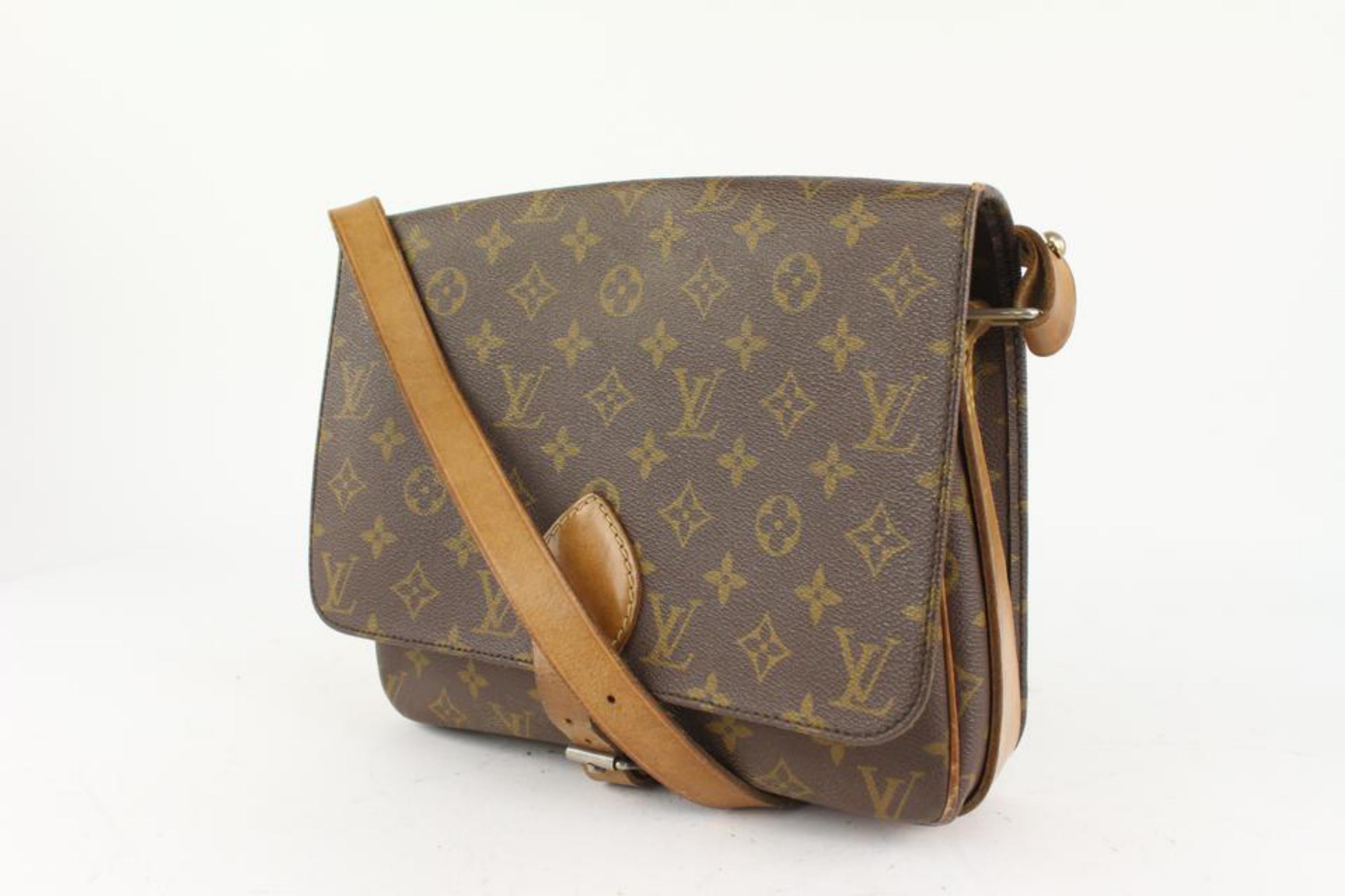 Louis Vuitton Monogram Cartouchiere GM Crossbody Bag 1020lv46 4