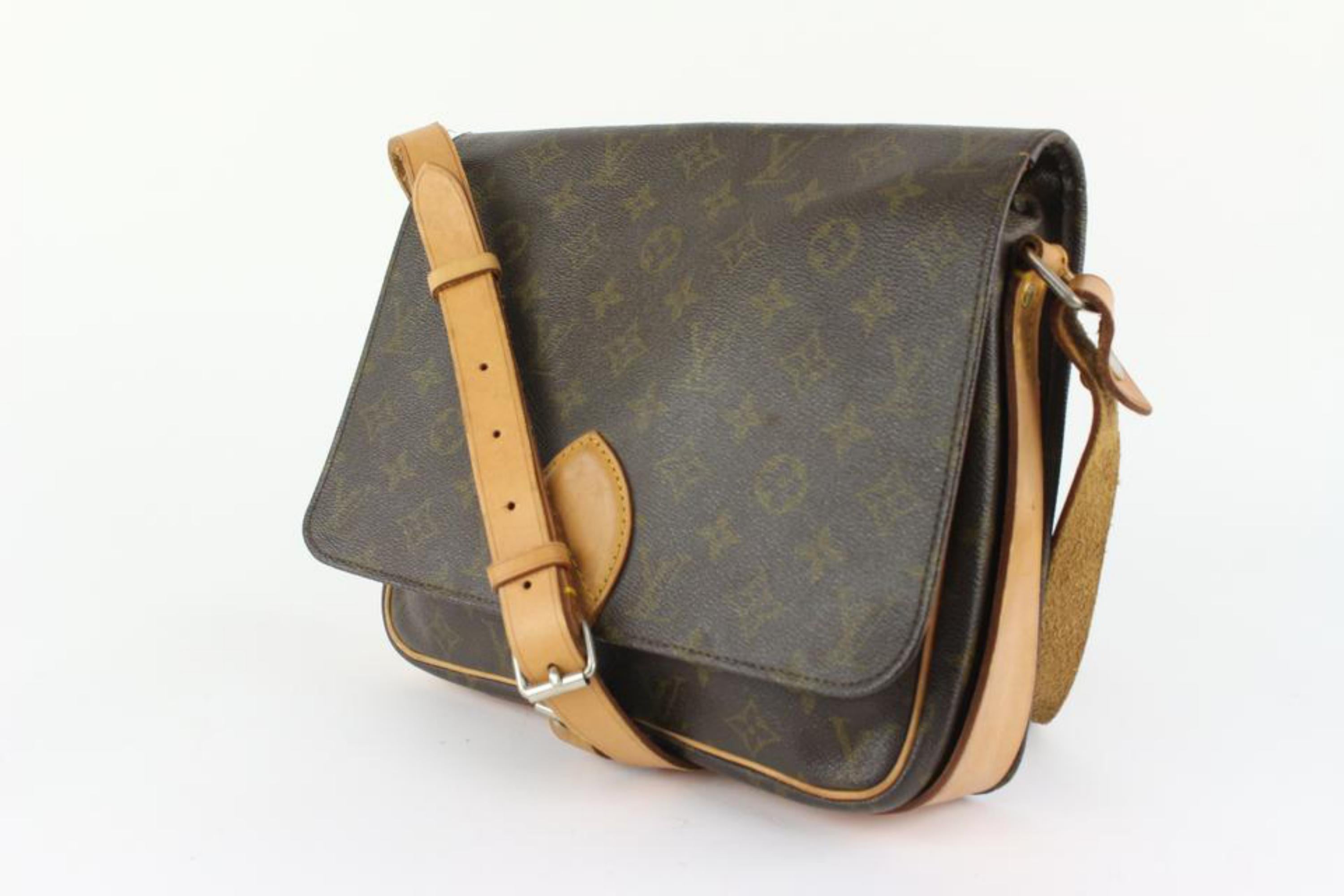 Louis Vuitton Monogram Cartouchiere GM Crossbody Bag 106lv2 6