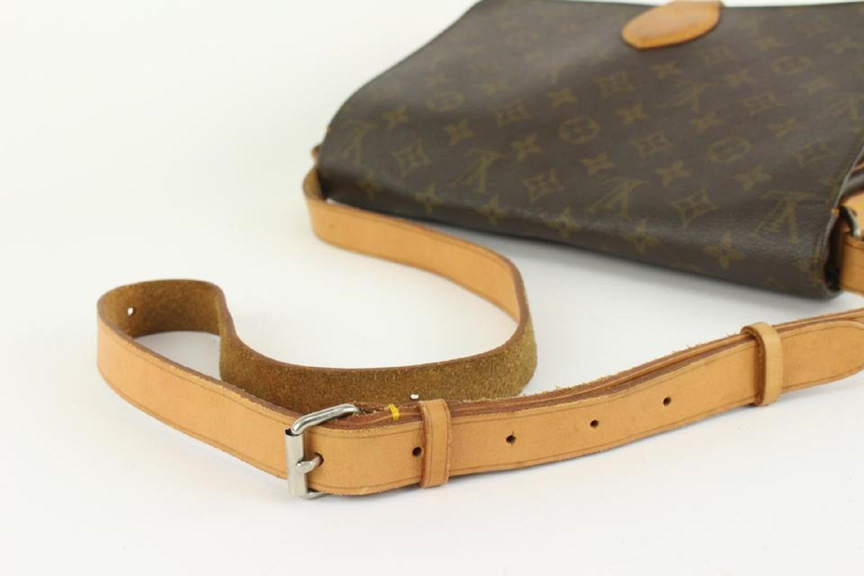 Louis Vuitton Monogram Cartouchiere GM Crossbody Bag 106lv2 For Sale 1