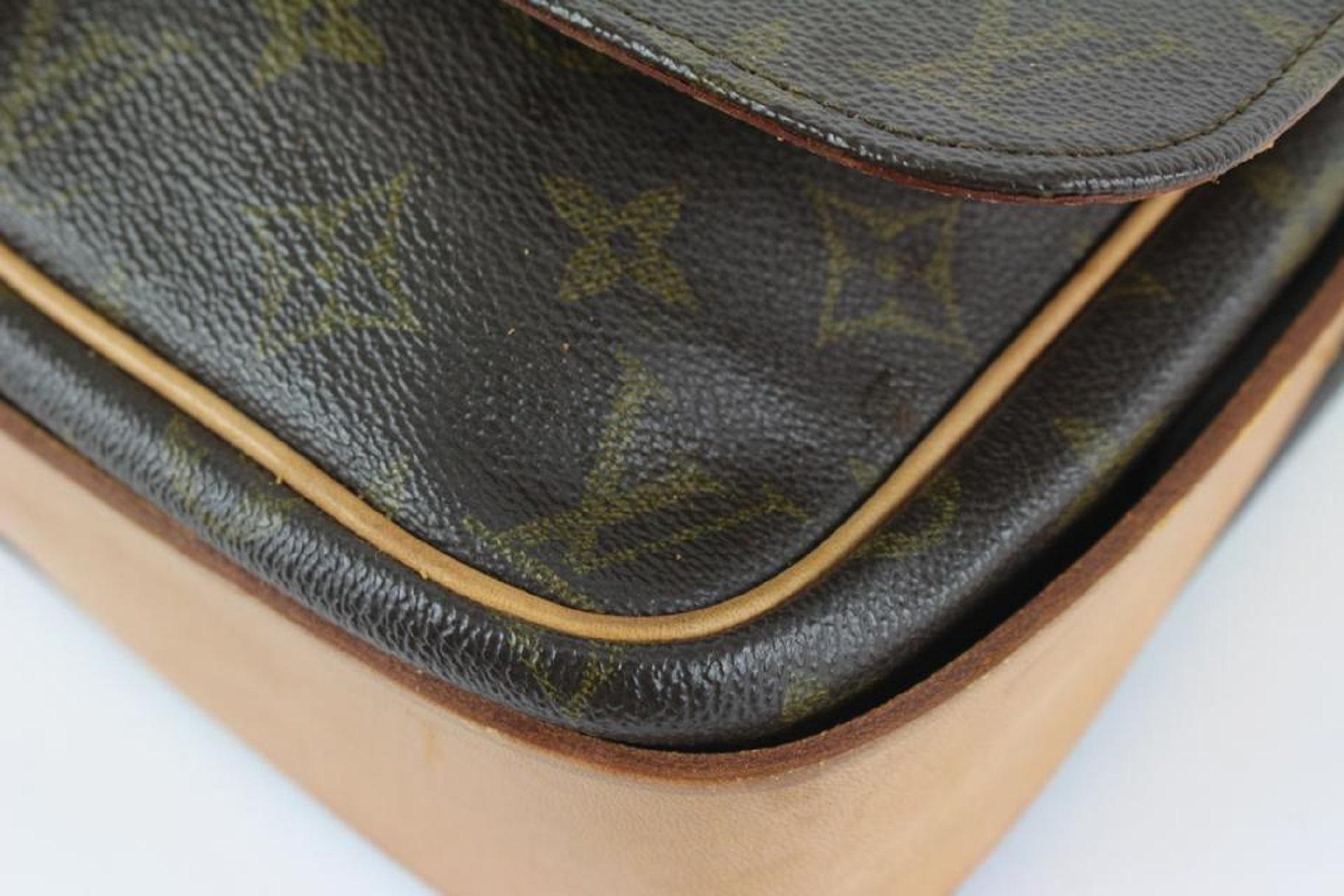 Louis Vuitton Monogram Cartouchiere GM Crossbody Bag 106lv2 For Sale 2