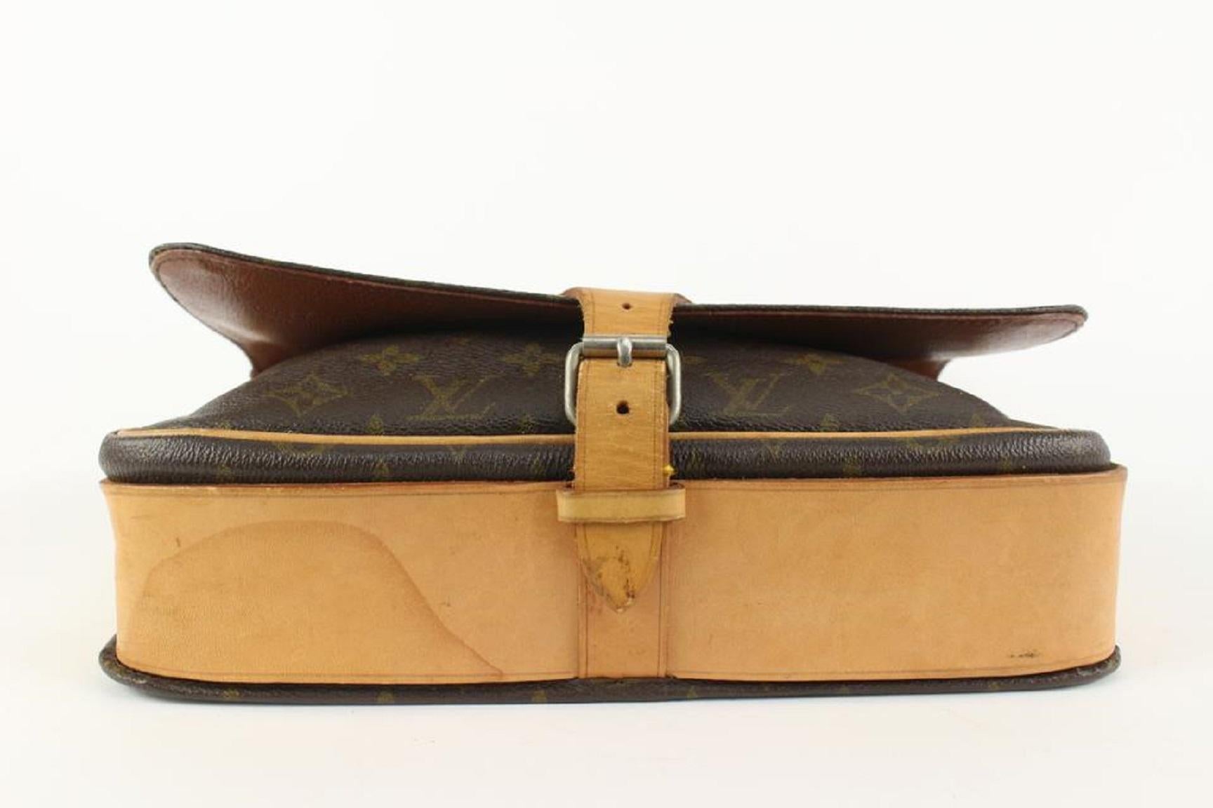 Louis Vuitton Monogram Cartouchiere GM Crossbody Bag 106lv2 For Sale 4