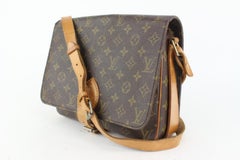 Louis Vuitton Monogram Cartouchiere GM Crossbody Flap Bag 5LV418a