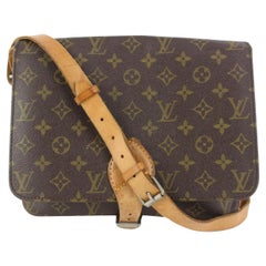 Louis Vuitton Monogram Cartouchiere GM Crossbody Flap Bag 5LV418a