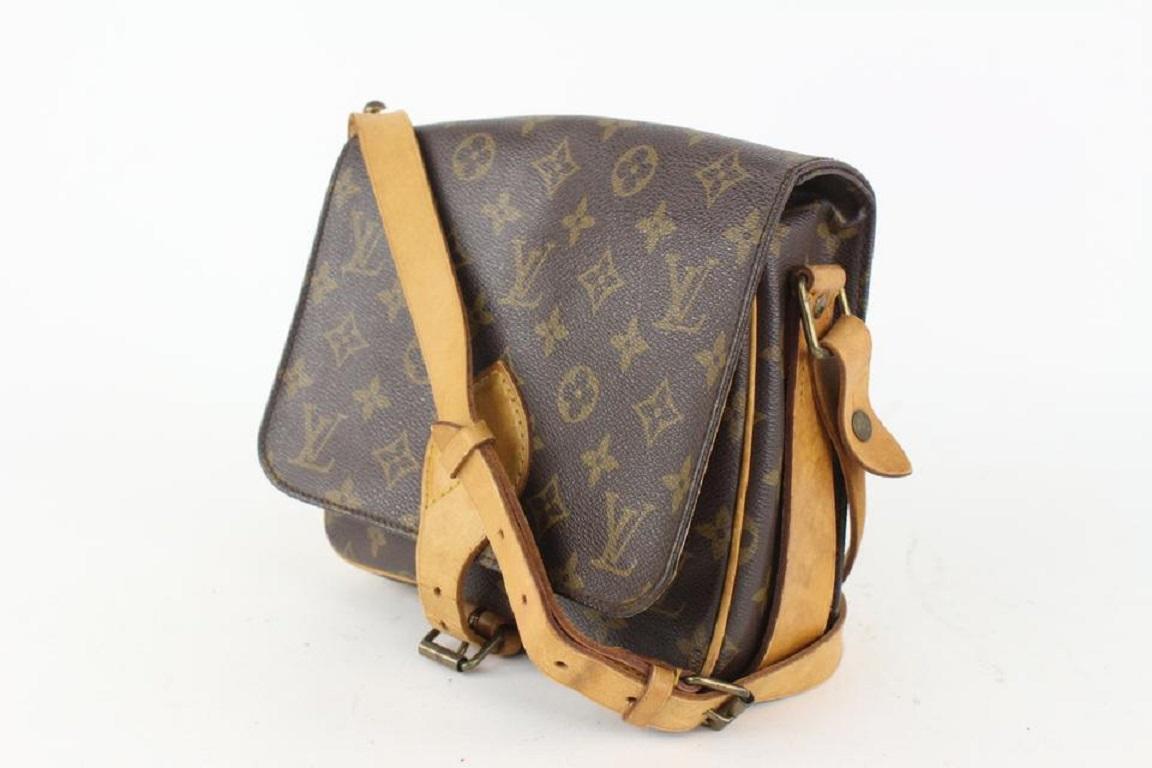 Louis Vuitton Monogram Cartouchiere MM Crossbody Bag 104lv41 For Sale 6