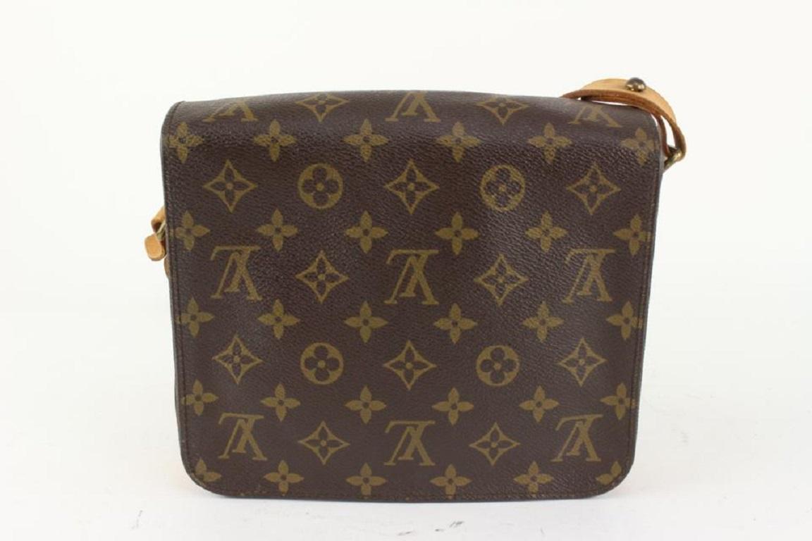 Women's Louis Vuitton Monogram Cartouchiere MM Crossbody Bag 104lv41 For Sale