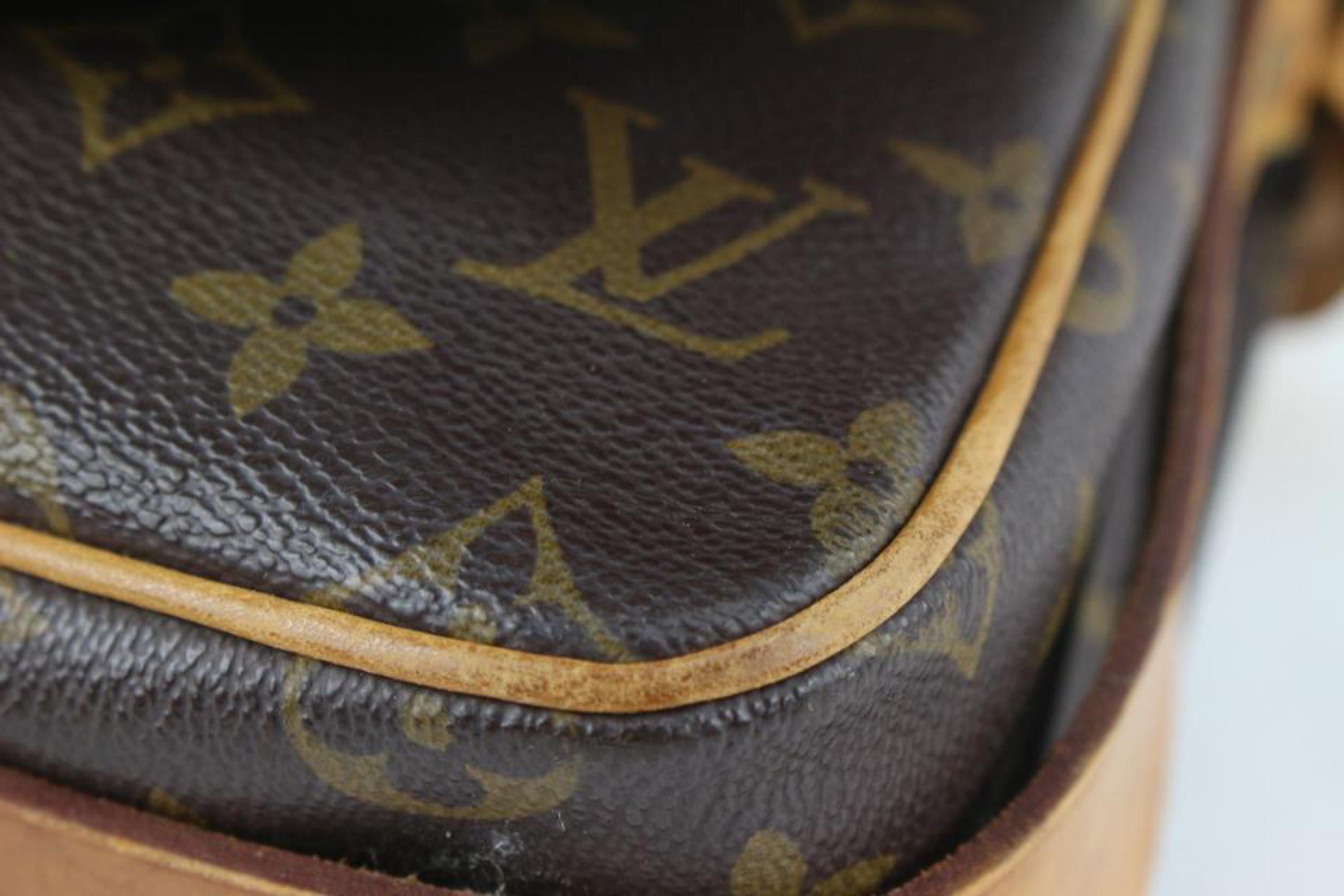 Black Louis Vuitton Monogram Cartouchiere MM Crossbody Bag 104lv41 For Sale