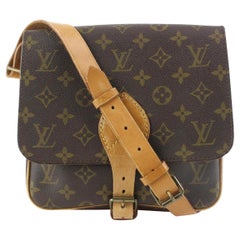 Vintage Louis Vuitton Cartouchiere GM Monogram Crossbody Bag SL1903 01 –  KimmieBBags LLC