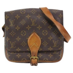 Louis Vuitton Monogram Cartouchiere MM Crossbody Bag 1223lv4