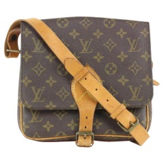 Louis Vuitton Monogram Cartouchiere MM Crossbody Bag 1L1020 