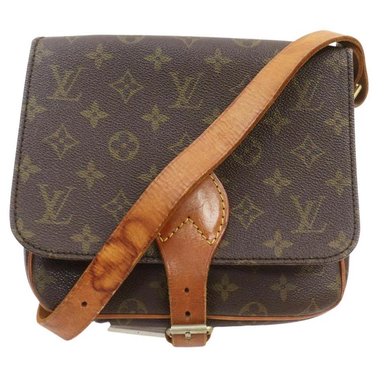 Louis-Vuitton Monogram Mini Cartouchiere Shoulder Bag