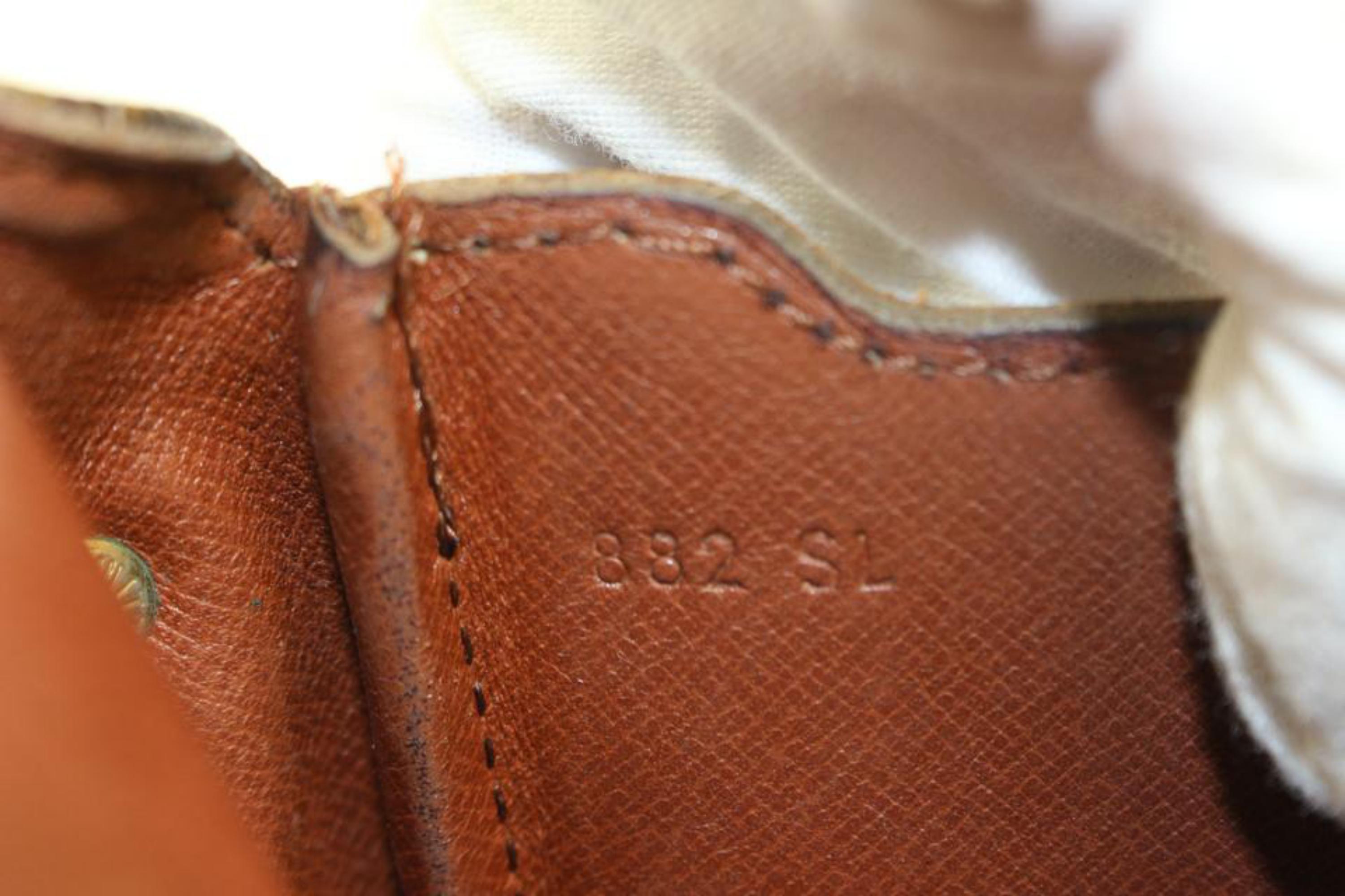 Brown Louis Vuitton Monogram Cartouchiere PM Mini Crossbody Bag s214lv80