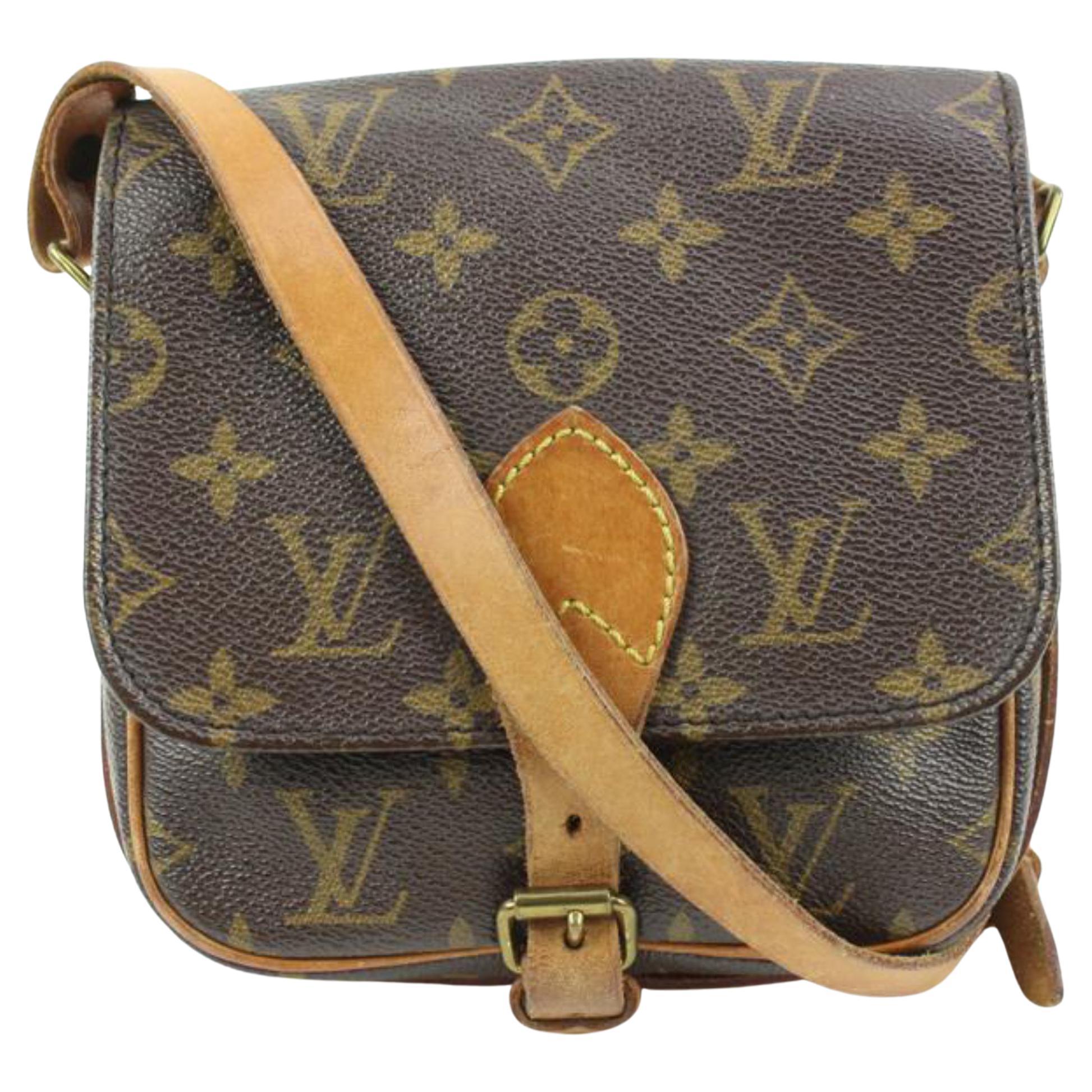 Louis Vuitton Monogram Cartouchiere PM Mini Crossbody Bag s214lv80