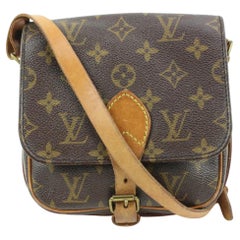 Louis Vuitton Monogram Cartouchiere PM Mini Crossbody Bag s214lv80