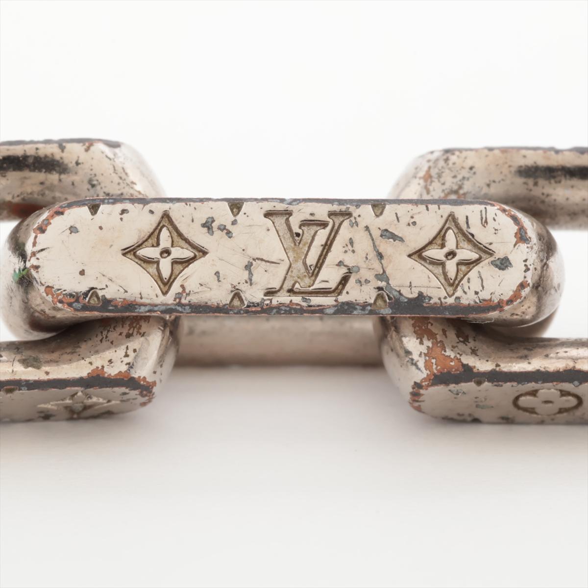 Louis Vuitton Monogram Chain Bracelet Multicolor x Silver 2