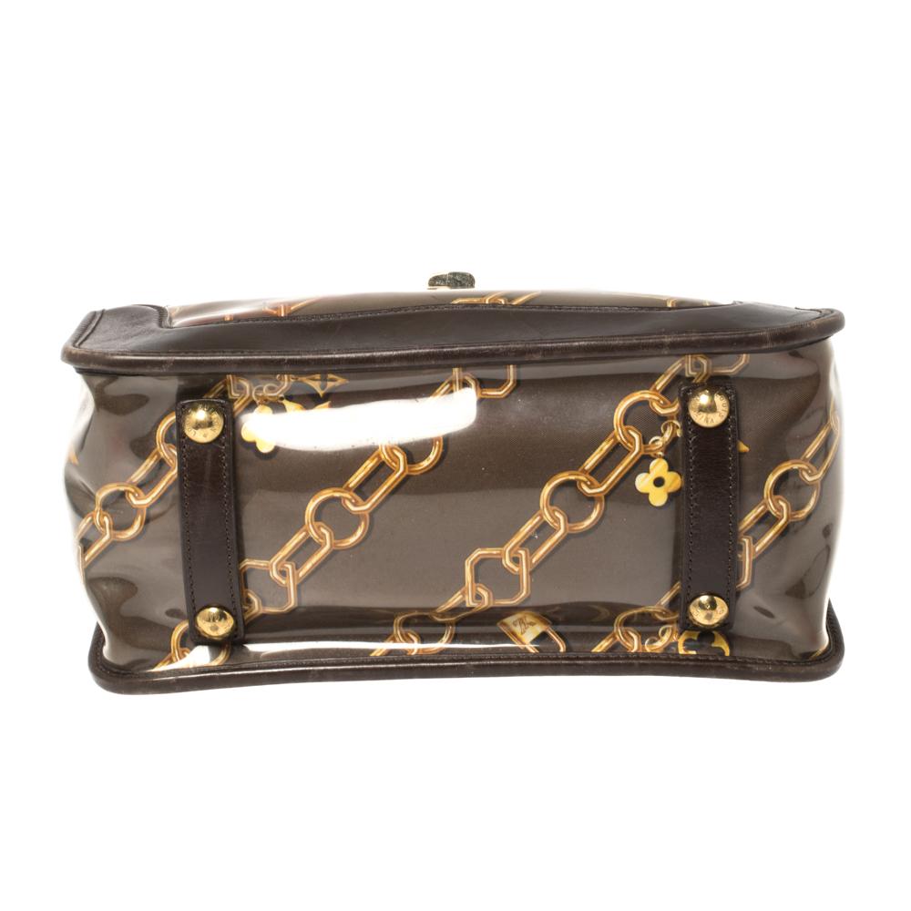 Brown Louis Vuitton Monogram Charms Limited Edition Cabas Bag