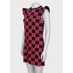 Louis Vuitton Monogram Check Cotton Dress - Size XS
