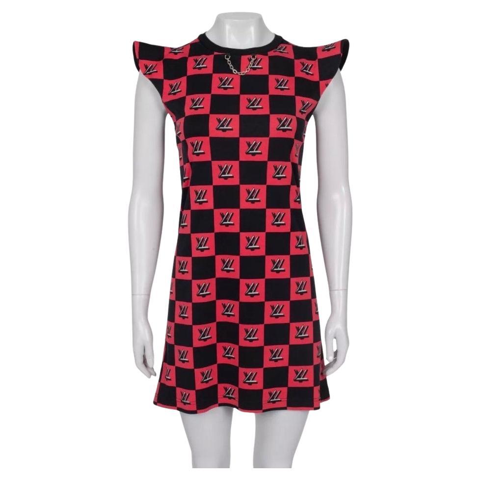 Louis Vuitton Monogram Check Cotton Dress - Size XS